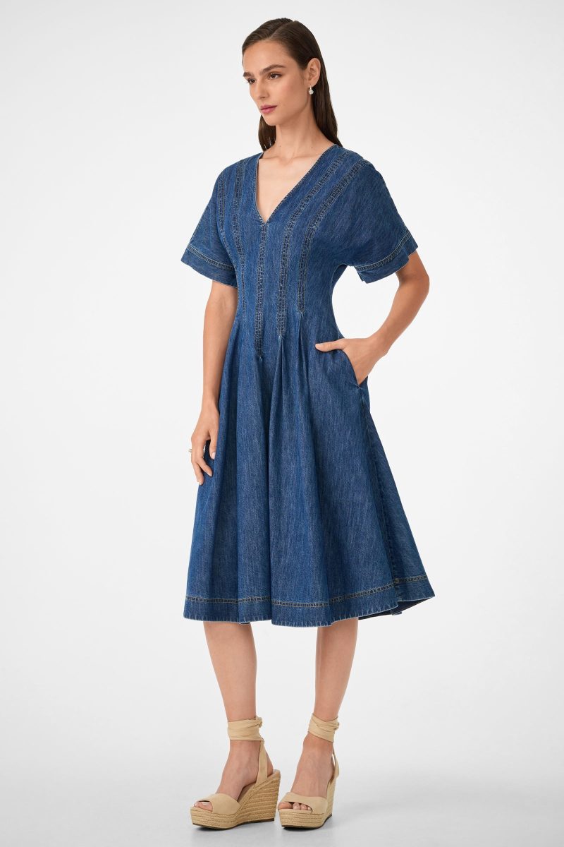 Ashe 2 Short-Sleeve Denim Dress - Image 3