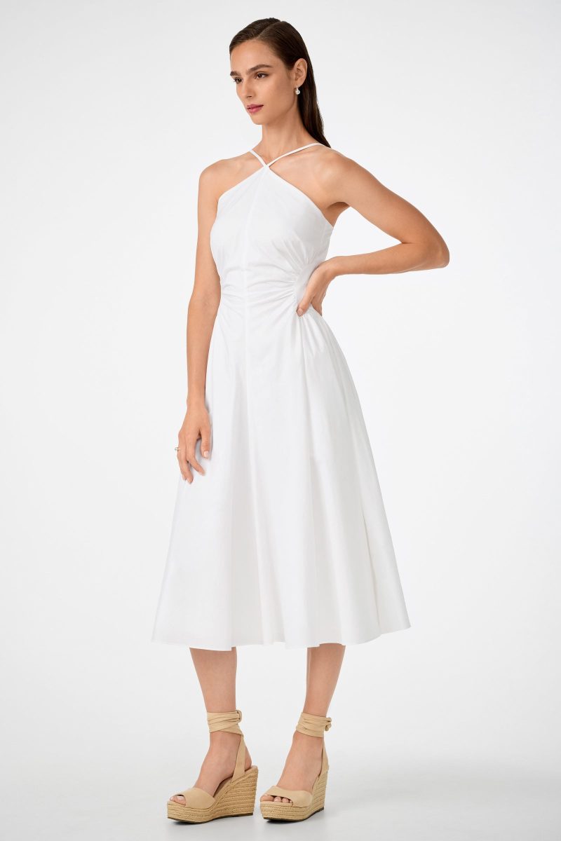 Kata Shirred Waist Midi Dress - Image 4
