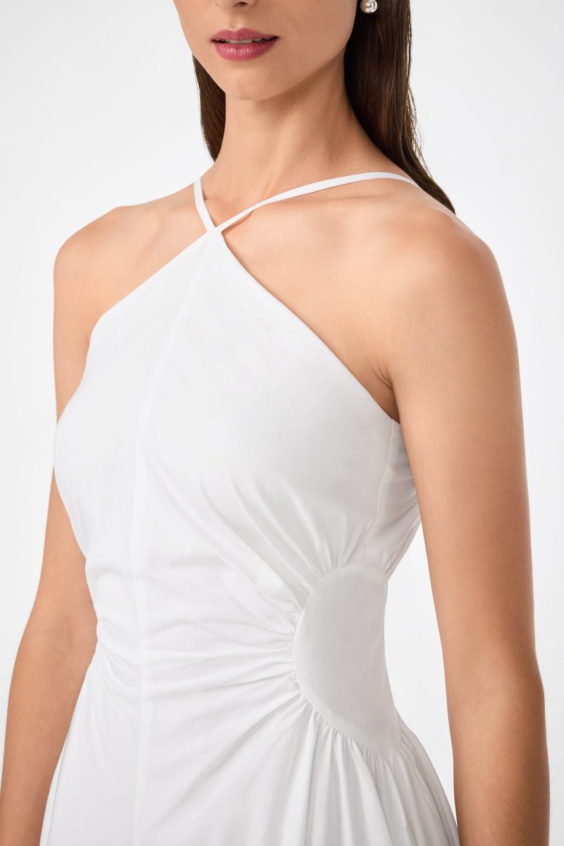 Kata Shirred Waist Midi Dress - Image 6
