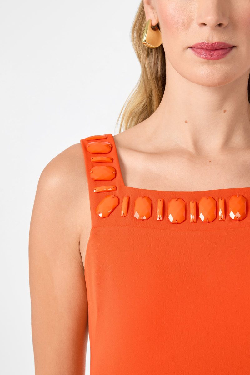 Yokuna Jewel Neck Mini Dress - Image 6