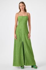 Akumi Sleeveless Lace Maxi Dress