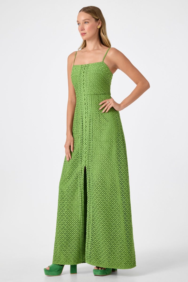 Akumi Sleeveless Lace Maxi Dress - Image 3