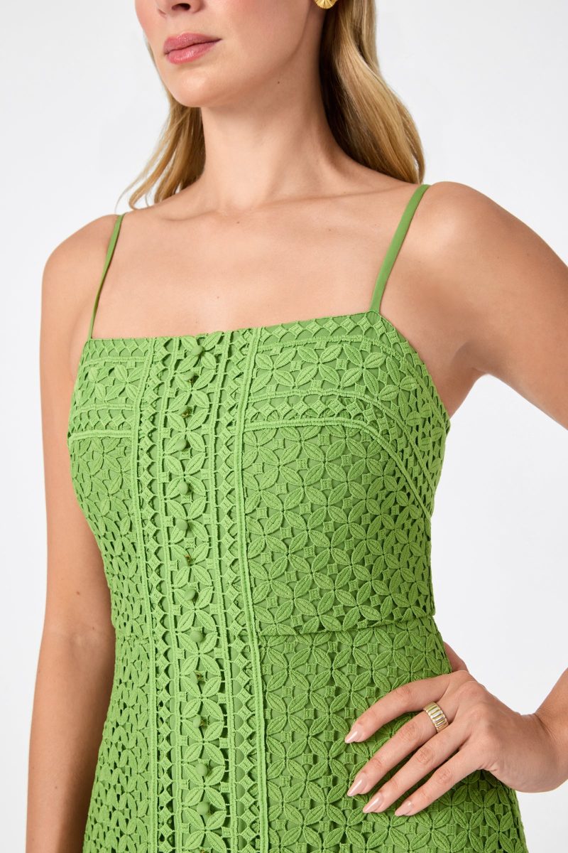 Akumi Sleeveless Lace Maxi Dress - Image 5