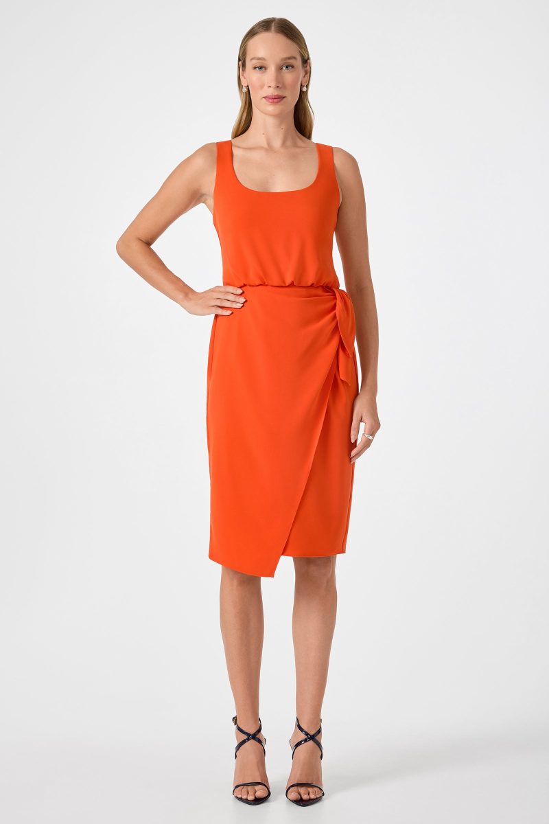 O'Rita Sleeveless Tie-Waist Midi Dress - Image 2