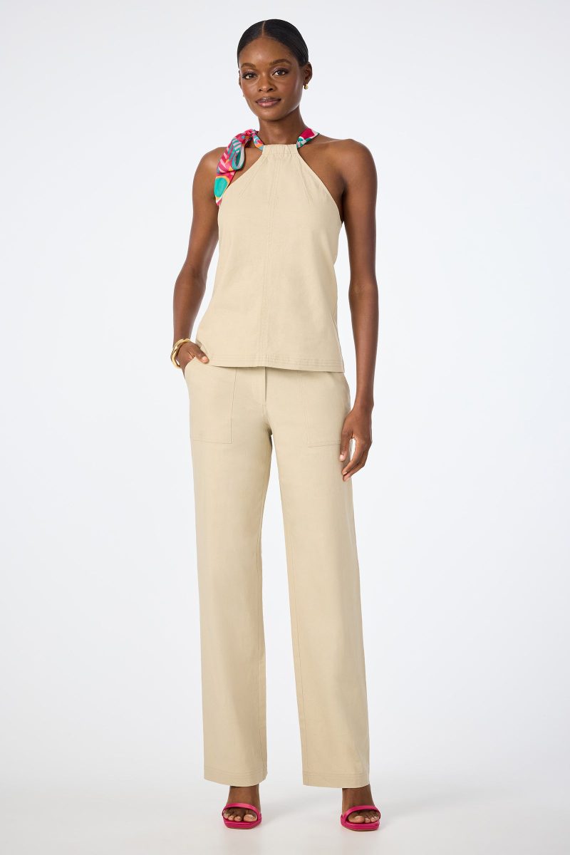 Chatone Scarf Tie Halter Top - Image 2