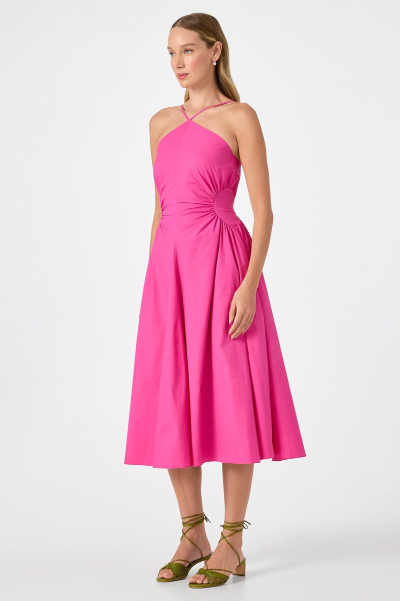 Kata Shirred Waist Midi Dress - Image 9