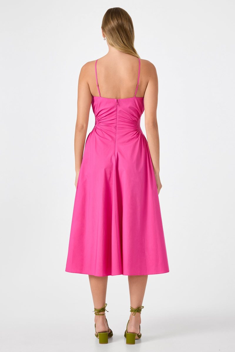 Kata Shirred Waist Midi Dress - Image 10