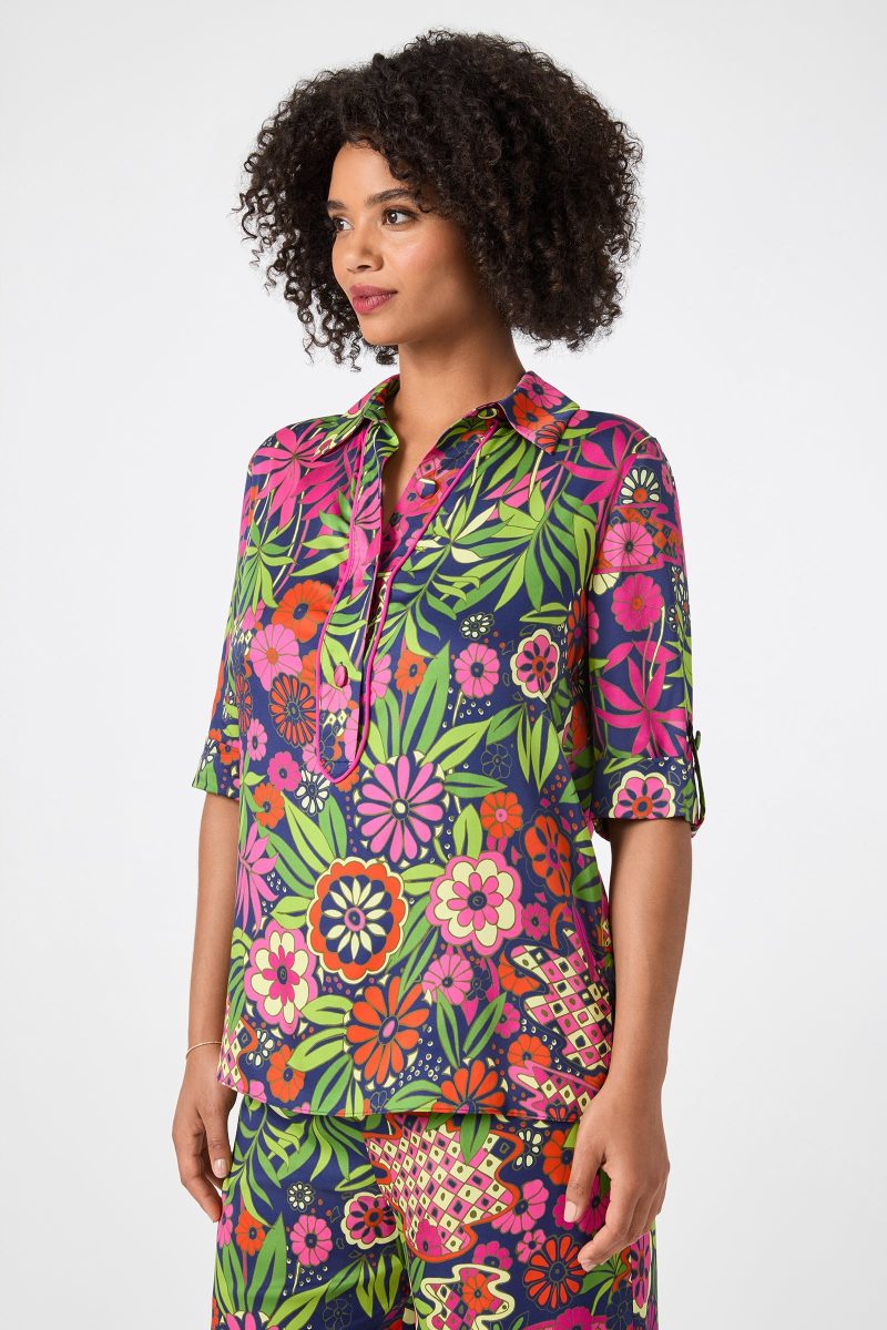 Portrait 2 Top - Fumi Floral - Image 4