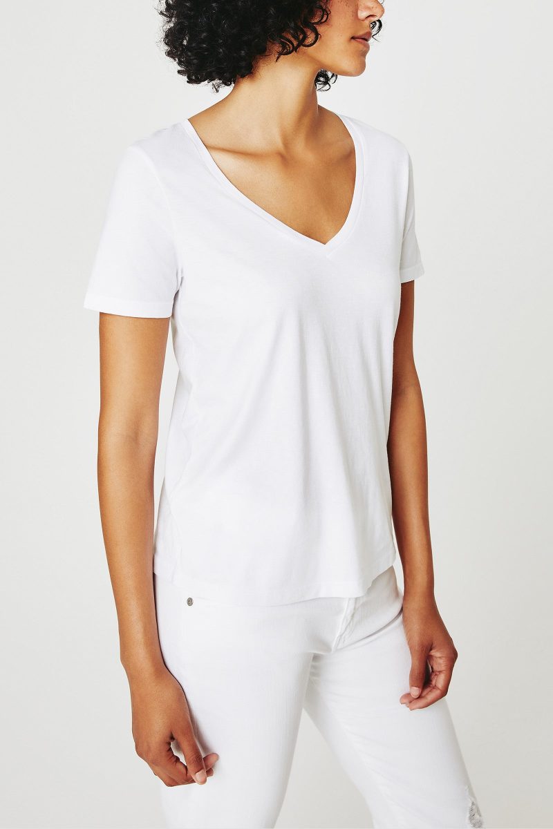AG Jager Vee Tee - White - Image 3