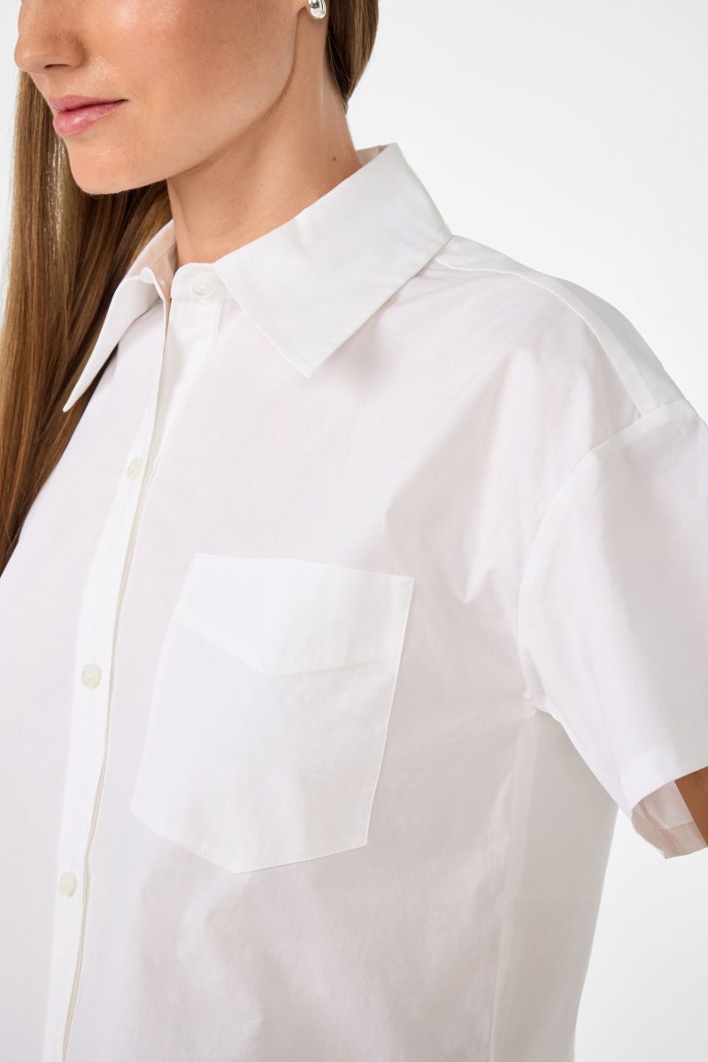 Komore Cropped Button-Front Top - Image 5