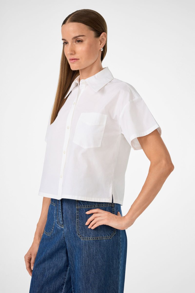 Komore Cropped Button-Front Top - Image 3