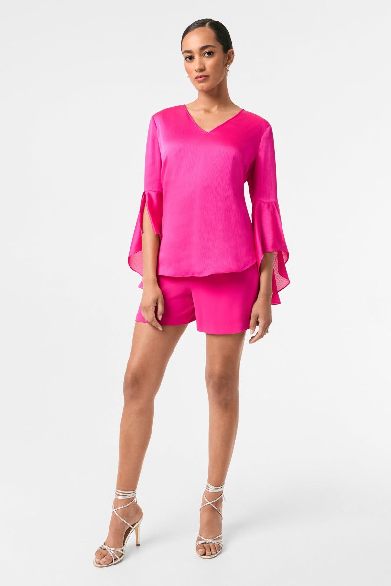 Yuki Flounce-Sleeve Top - Image 2
