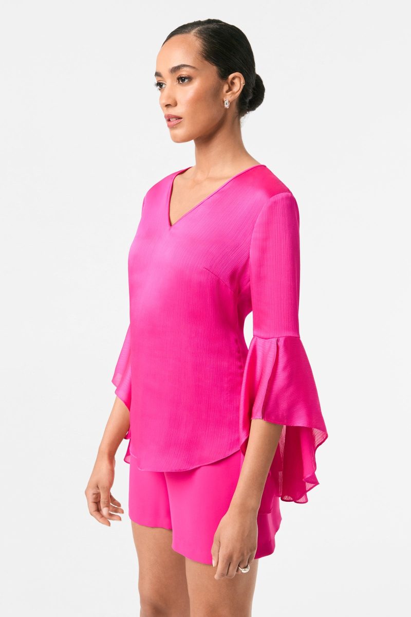 Yuki Flounce-Sleeve Top - Image 3